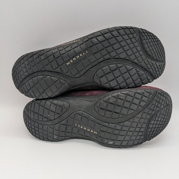 Merrell Women's Suede Dark Purple Clogs Shoes Size 8 - Picture 7 of 8